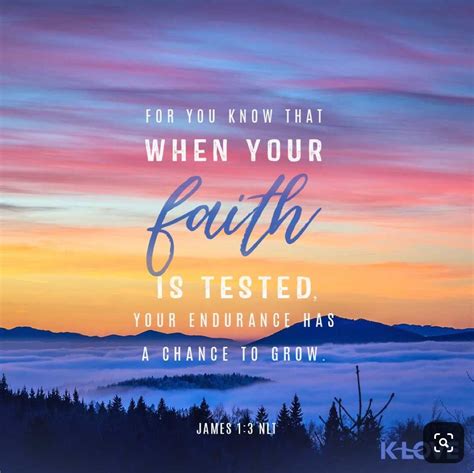 James 1:3 | Scripture verses, Verse of the day, Inspirational bible quotes