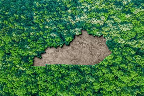 Sustainable Habitat Map of Kentucky Stock Image - Image of concept, america: 255919129