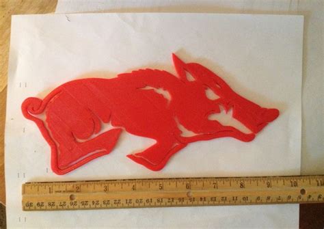 Arkansas Razorback Hog 3D Silhouette | makexyz.com