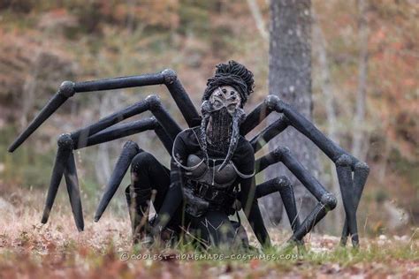 Beautiful and Creepy Homemade Spider Costume | Spider halloween costume, Spider costume, Horror ...