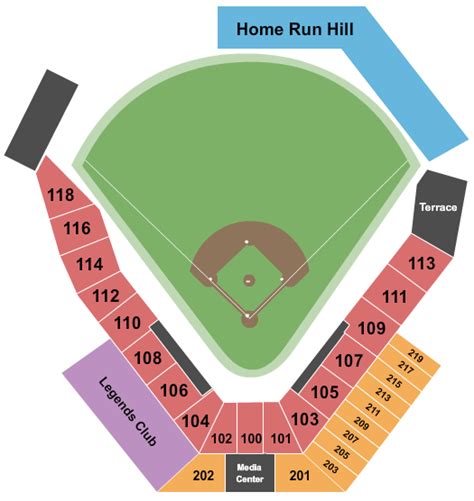 Legends Field - KS Seating Chart | Star Tickets