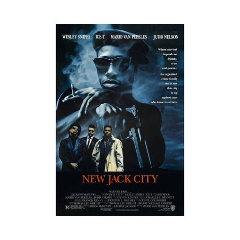 New Jack City Movie Poster Quality Glossy Print Photo Wall Art Wesley ...