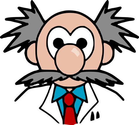 Cartoon Scientist - Openclipart