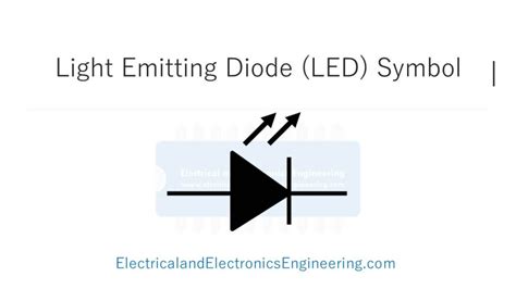 Light Emitting Diode Symbol - LED Symbol - Electrical and Electronics ...