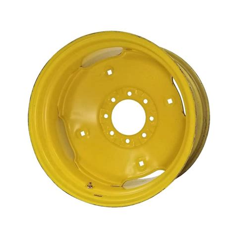 - 15" x 24" 8 Hole Ag John Deere Compact Tractor Wheel - JD Yellow - Surplus Inventory - Ag ...