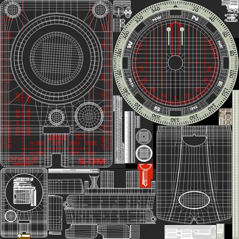 Compasses Collection 3D - TurboSquid 1988974