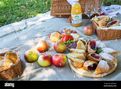 Sunny day picnic theme Stock Photo - Alamy