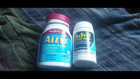 Aleve vs. Advil.. 🤓.. - YouTube