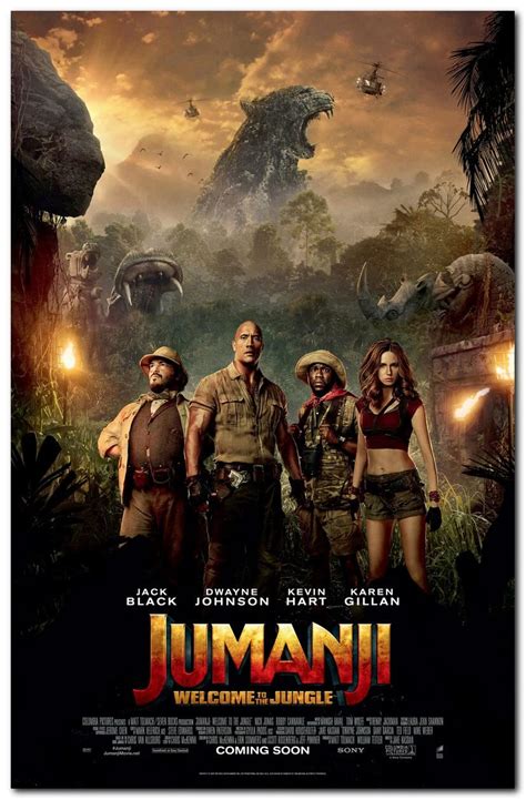 Buy Jumanji Welcome To The Jungle Movie Poster (24 x 36 inch / 61 x 91 ...