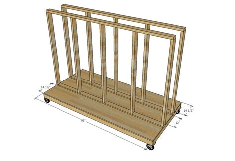 Ultimate Lumber and Plywood Storage Cart | Plywood storage, Lumber storage, Lumber storage rack