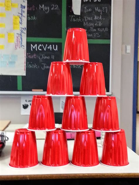 M^3 (Making Math Meaningful): Day 70 - Cup Stacking