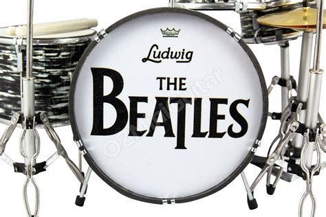 The Beatles Miniature Ludwig Ringo Drum Set | Etsy