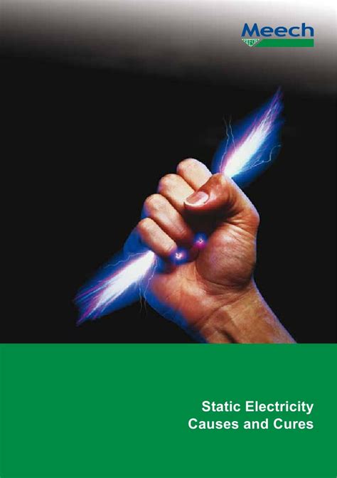 Static Electricity Causes and Cures Booklet | Electric Charge | Electricity