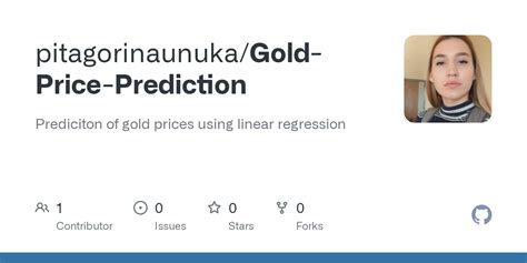 GitHub - pitagorinaunuka/Gold-Price-Prediction: Prediciton of gold prices using linear regression