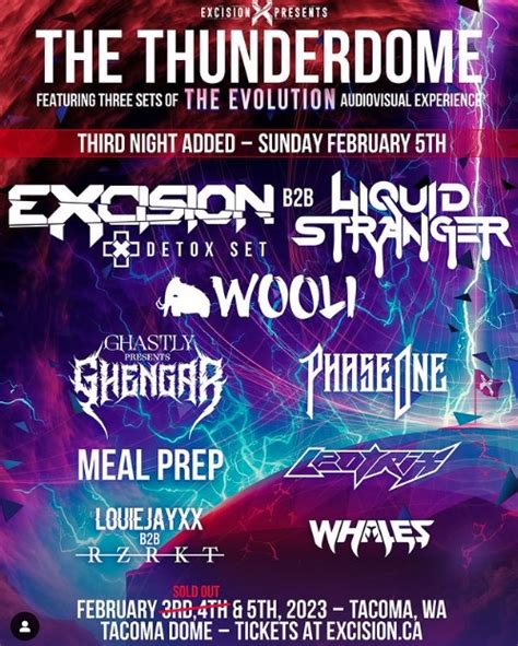 Excision's Thunderdome returns in 2023 with a third day added to huge lineup