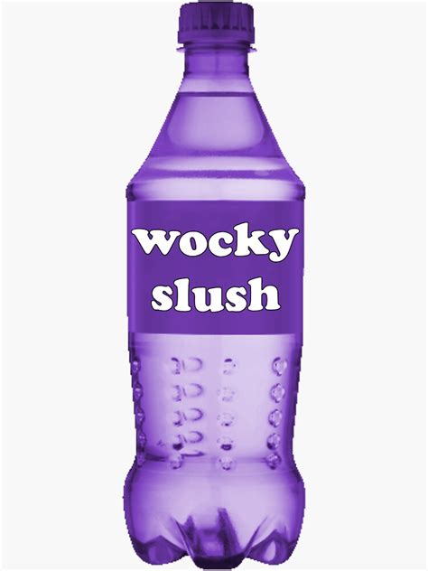 "Wocky Slush Sticker (Purple)" Sticker for Sale by only1bigboy | Redbubble