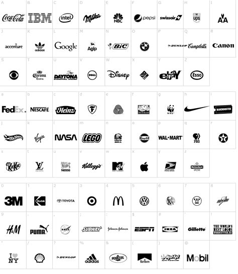 Free Most Famous Logo Fonts Simple Ideas | Typography Art Ideas