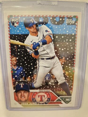 2023 Topps Holiday Josh Jung Rookie Card Texas Rangers #H120 | eBay