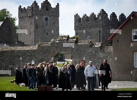 Tourists dressed as Game of Thrones at Castle ward Northern ireland ...