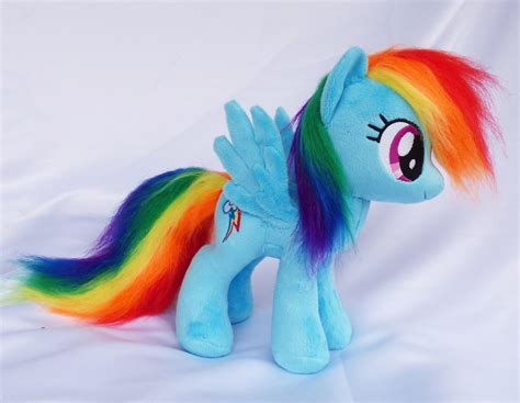 Rainbow Dash small plush faux fur by Epicrainbowcrafts on DeviantArt