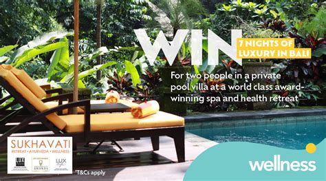 Win 1 of 2 7-Night Trips for 2 to Sukhavati Bali Health Retreat ...