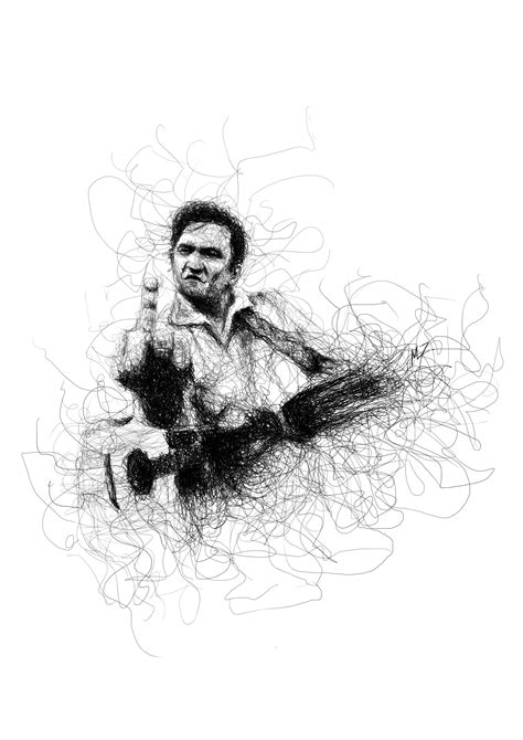 Johnny Cash #johnnycash #drawing #scribble #illustration #çizim #sketch #art #fanart #creative # ...