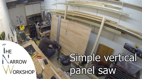 Simple DIY Vertical Panel Saw - POC - YouTube