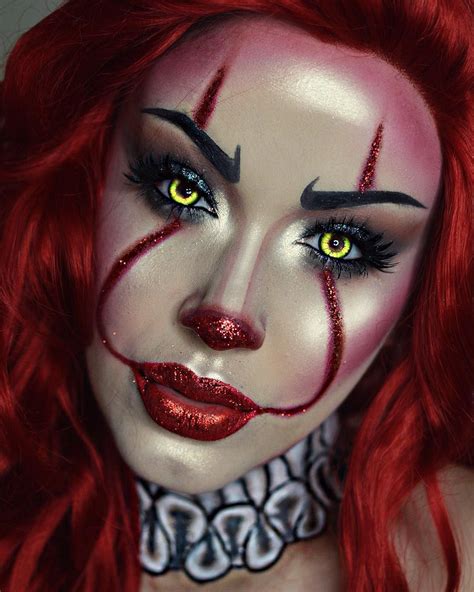 Glam Pennywise Makeup | Halloween makeup clown, Halloween makeup diy scary, Halloween makeup