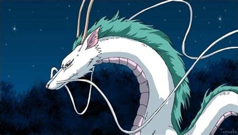 Haku (dragon form) _ Le Voyage de Chihiro (2001) | Ghibli art, Ghibli ...