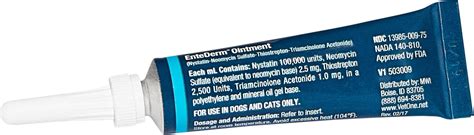 ENTEDERM Topical Ointment for Dogs & Cats, 7.5-mL - Chewy.com