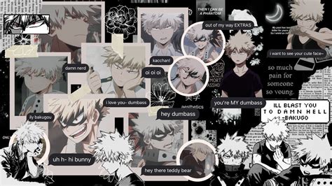 Aesthetic Anime Collage Wallpaper Desktop