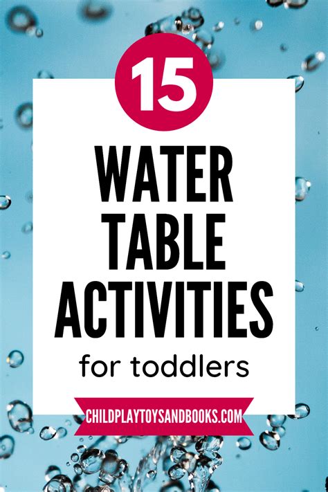 15 Fun Water Table Activities for Toddlers - A Dime Saved