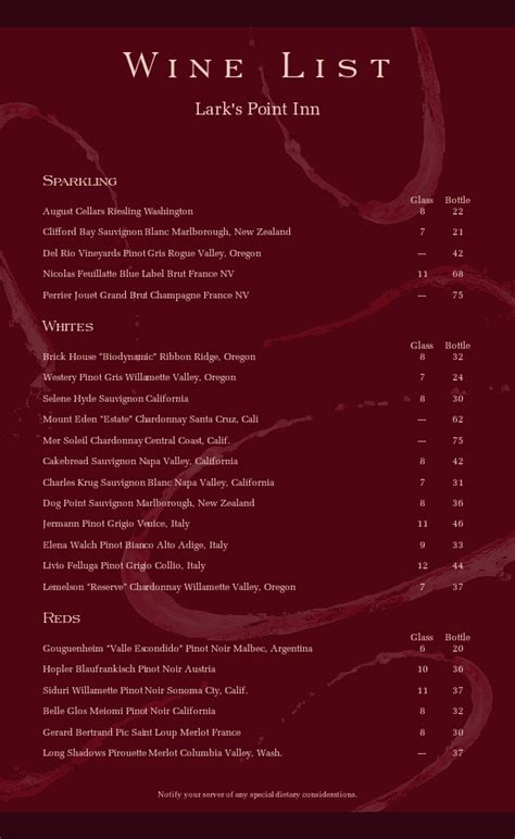 Beer Bar Menu, Prices and Locations - Central Menus