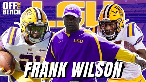 Frank Wilson talks on LSU Running Back room & Recruiting - YouTube