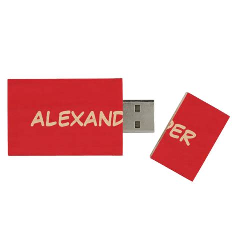 Personalized pendrive with custom name and color wood USB flash drive ...