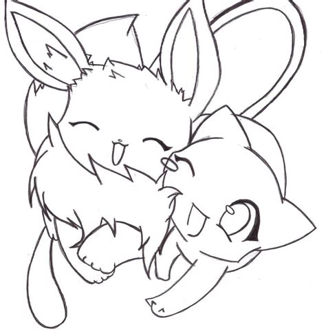 Cute Mew Coloring Pages