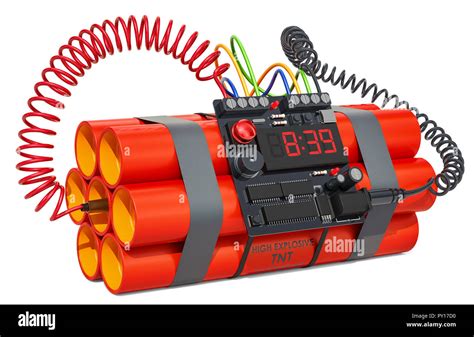 Tnt dynamite red bomb timer hi-res stock photography and images - Alamy