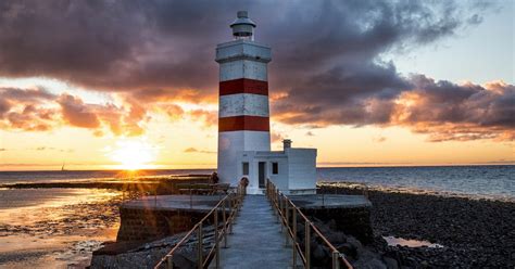 Photograph Gardur Lighthouse, Iceland, Garður, Iceland