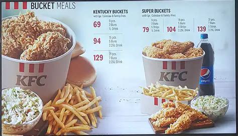 Menu at KFC restaurant, Dubai, The Greens