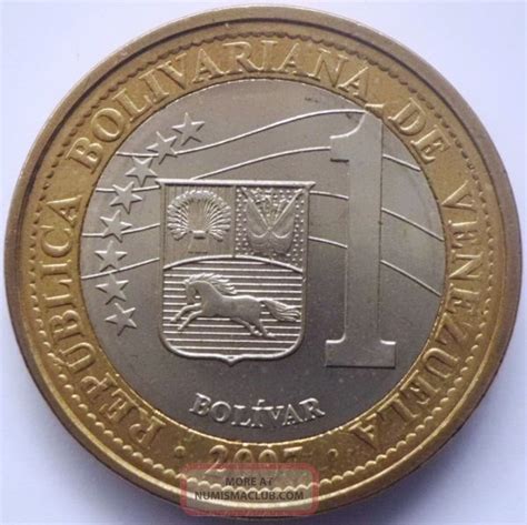 Venezuela Coin 1 Bolivar 2007