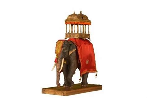 Golden Mysore Dasara Elephant Figurine, For Interior Decor at Rs 9899 ...