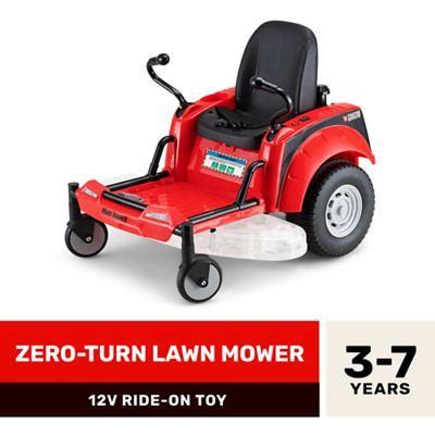 Tractor Supply 12V Zero-Turn Lawn Mower Ride-On Toy, Red - Yahoo Shopping