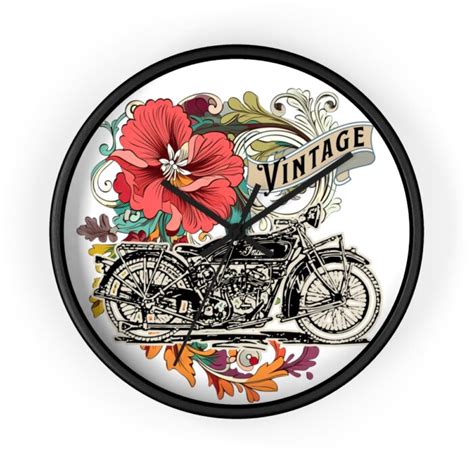 Vintage Motorcycle -Wall Clock – Tonys Pinstriping