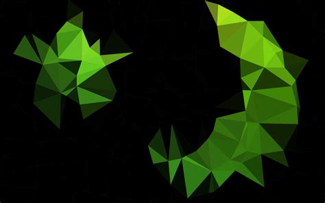 Light Green vector polygonal pattern. 3233932 Vector Art at Vecteezy