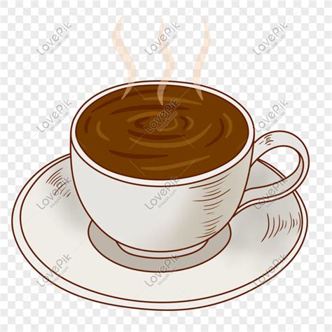 Café De Dibujos Animados Dibujados A Mano PNG Imágenes Gratis - Lovepik