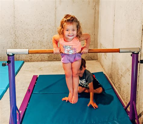 Best Gymnastics Equipment for Home - Our Home Gymnastics Setup • COVET by tricia