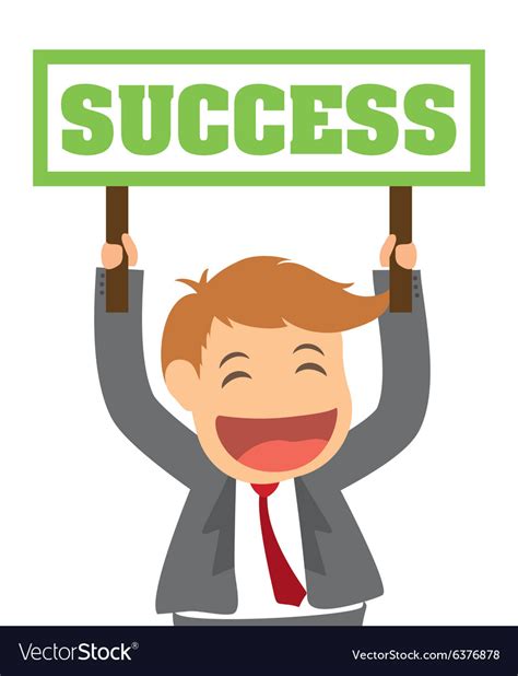 Success people cartoon design Royalty Free Vector Image