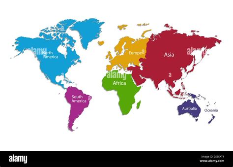 gritar Hito tolerancia mapa del mundo con sus continentes Posada bruja dañar