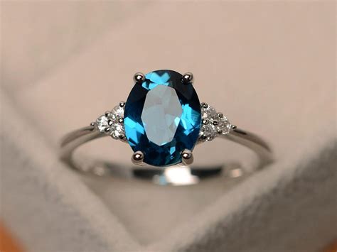 21 Blue Engagement Rings from Etsy | SouthBound Bride