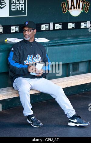 New York Mets manager Jerry Manuel watches practice during spring training baseball Thursday ...